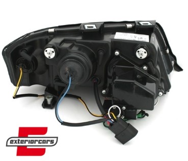 Prednja svjetla LED TubeLights (chrome) / Audi A6 4B C5 (06.2001-05.2004), LPAU93