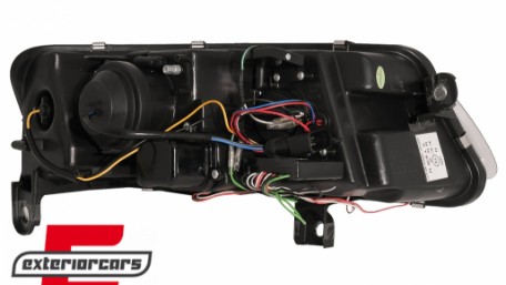 Prednja svjetla LED TubeLights (chrome) / Audi A6 C6 4F (04.2004-2008), LPAU95