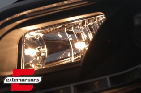 Prednja svjetla LED TubeLights (crna) / Audi A4 B7 (2004-2008), LPAUC5