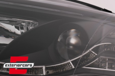 Prednja svjetla LED TubeLights (crna) / Audi A4 B7 (2004-2008), LPAUC5