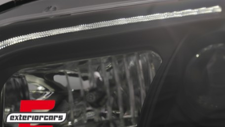 Prednja svjetla LED TubeLights (crna) / Audi A4 B7 (2004-2008), LPAUC5