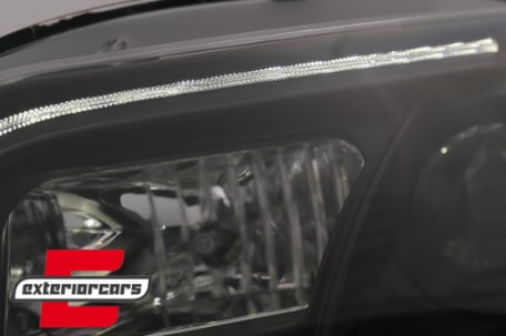 Prednja svjetla LED TubeLights (crna) / Audi A4 B7 (2004-2008), LPAUC5