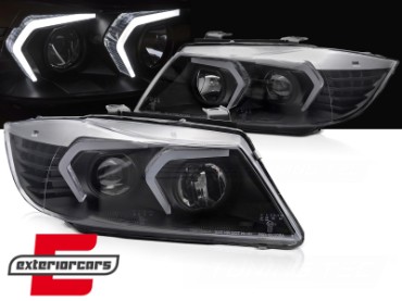 Prednja svjetla LED žmigavci (crna) / BMW serije 3 E90 limuzina E91 karavan (03.2005-08.2008), LPBMP4
