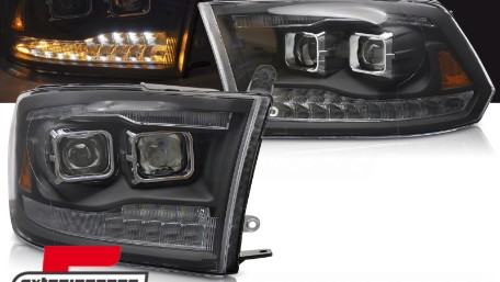 Prednja svjetla LED žmigavci (crna) / DODGE RAM (2009-2018), LPDO41