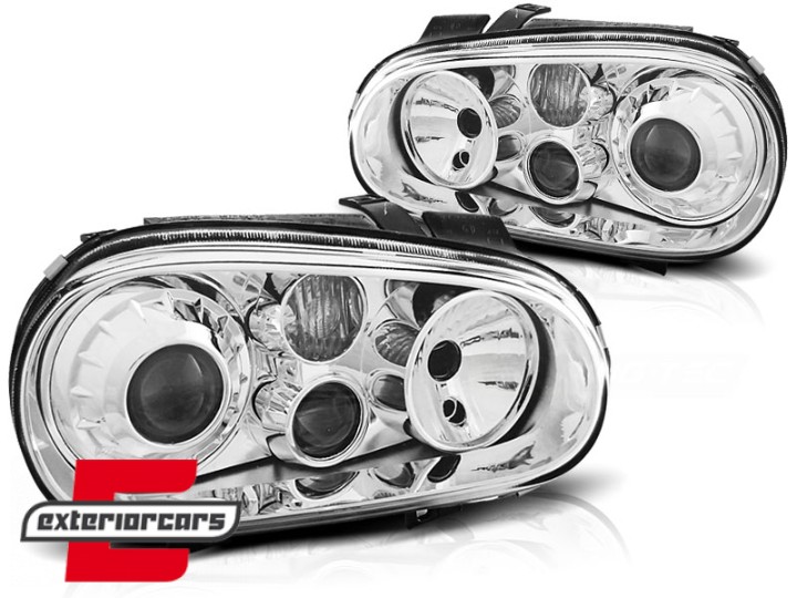 Prednja svjetla R32 look (chrome) / VW Golf 4 (1997-2005), LPVW61