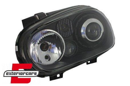 Prednja svjetla R32 look (crna) / VW Golf 4 (1997-2005), LPVW62