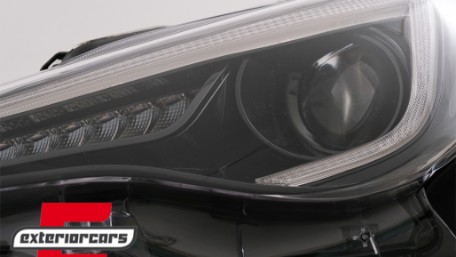 Prednja svjetla SEQ žmigavci TruDRL dizajn (crna) / Toyota GT86 Subaru BRZ (2012-2021), LPTO42