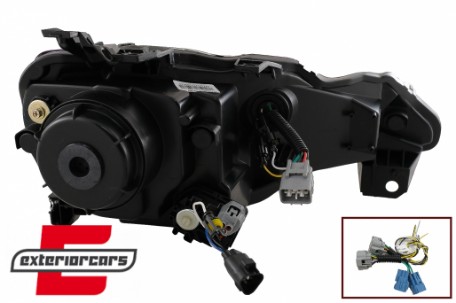 Prednja svjetla SEQ žmigavci TruDRL dizajn (crna) / Toyota GT86 Subaru BRZ (2012-2021), LPTO42