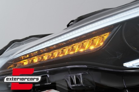 Prednja svjetla SEQ žmigavci TruDRL dizajn (crna) / Toyota GT86 Subaru BRZ (2012-2021), LPTO42
