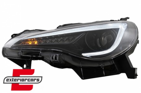 Prednja svjetla SEQ žmigavci TruDRL dizajn (crna) / Toyota GT86 Subaru BRZ (2012-2021), LPTO42