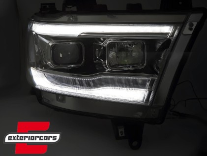 Prednja svjetla SEQ žmigavci TubeLight dizajn (chrome) / DODGE RAM (2019-2022), LPDO25