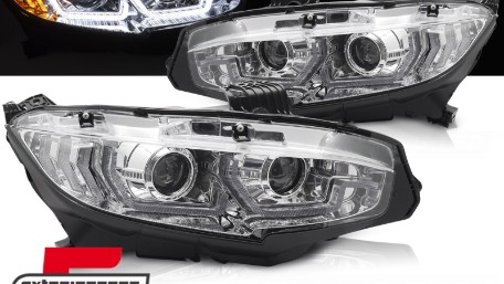 Prednja svjetla TruDRL SEQ žmigavci (chrome) / Honda Civic Mk10 (2016-2021) Limuzina & Hatchback, LPHO33