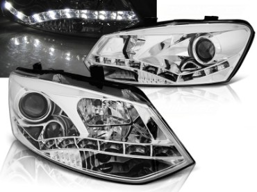 Prednja svjetla True DRL (chrome) / VW Polo 6R (03.2009-03.2014), LPVWN3
