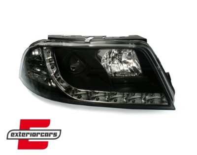 Prednja svjetla True DRL (crna) / Volkswagen Passat B5 3BG (09.2000-03.2005), LPVWD9