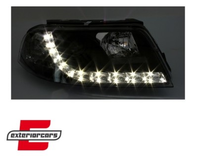 Prednja svjetla True DRL (crna) / Volkswagen Passat B5 3BG (09.2000-03.2005), LPVWD9