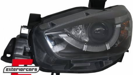 Prednja svjetla TRUE DRL Xenon (crna), LPMA13