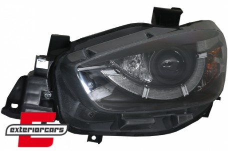 Prednja svjetla TRUE DRL Xenon (crna), LPMA13