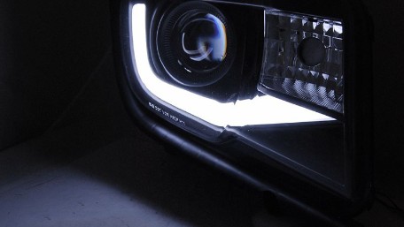 Prednja svjetla TubeLight dizajn (chrome) / CHEVROLET CAMARO (2009-2013), LPCT09
