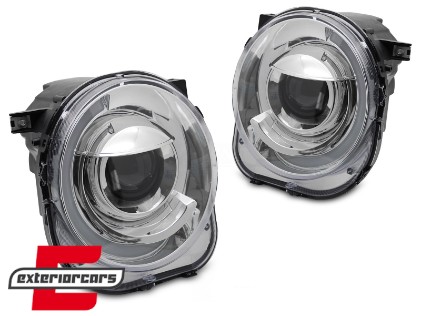 Prednja svjetla TubeLight dizajn (chrome) / Jeep Renegade (2014-06.2018), LPCH52