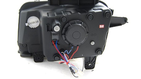 Prednja svjetla TubeLight dizajn (crna) / CHEVROLET CAMARO (2009-2013), LPCT10