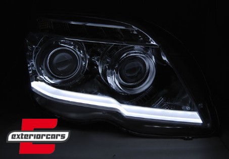 Prednja svjetla TubeLight LED žmigavci (chrome) / Mercedes GLK X204 (2008-08.2012), LPMEB8