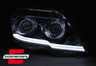 Prednja svjetla TubeLight LED žmigavci (chrome) / Mercedes GLK X204 (2008-08.2012), LPMEB8