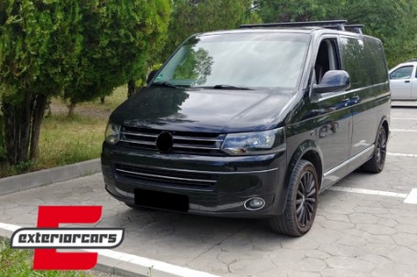 Prednja svjetla U-dizajn LED DRL Xenon look (crna) / VW T5.1 (2010-2015), LPVWL2