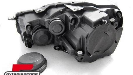 Prednja svjetla U-LED DRL LED SEQ žmigavci Golf 7 look (crna) / Volkswagen Golf 6 (10.2008-2012), LPVWR5
