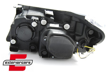 Prednja svjetla U-LED TruDRL Xenon (crna) / BMW X1 E84 LCI (2012-2014), LPBME6