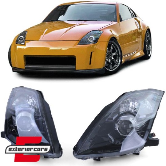 Prednja svjetla Xenon Facelift dizajn (smoke) / Nissan 350Z Z33 (2002-2009), 39711