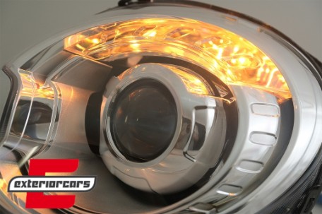 Prednja svjetla Xenon look (chrome) / Fiat 500 Hatchback (2007-2015), LPFI19