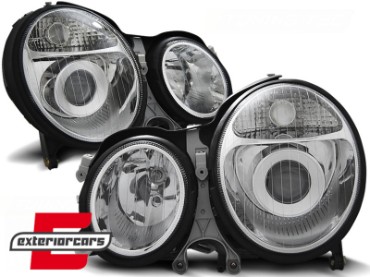 Prednja svjetla Xenon look (chrome) / Mercedes E-klasa W210 S210 Facelift (06.1999-2002), LPME04