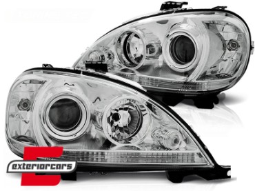 Prednja svjetla Xenon look (chrome) / Mercedes ML klasa W163 (09.2001-2005), LPME50