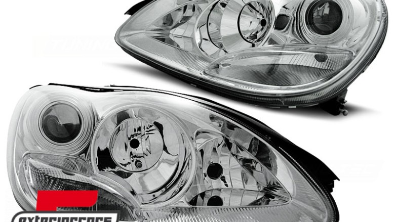 Prednja svjetla Xenon look (chrome) / Mercedes S klasa W220 (1998-2005), LPME65