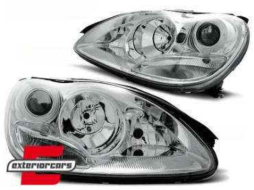 Prednja svjetla Xenon look (chrome) / Mercedes S klasa W220 (1998-2005), LPME65