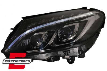 Prednja svjetla Xenon look (crna) / Mercedes C-klasa W205 S205 A205 C205 (2014-2018), LPMEE1
