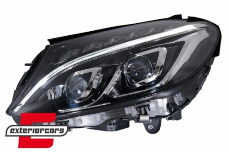 Prednja svjetla Xenon look (crna) / Mercedes C-klasa W205 S205 A205 C205 (2014-2018), LPMEE1