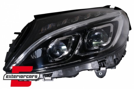 Prednja svjetla Xenon look (crna) / Mercedes C-klasa W205 S205 A205 C205 (2014-2018), LPMEE1