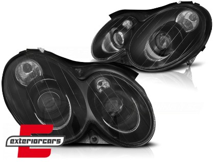 Prednja svjetla Xenon look (crna) / Mercedes CLK W209 (2003-2010), LPME72