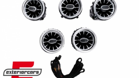 Prednje bočne AC ventilacijske rešetke 64 boje / Mercedes C-klasa W205 S205 A205 S205 GLC SUV X253 C253 (2014-2018), ACVFW205