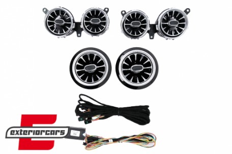 Prednje bočne AC ventilacijske rešetke 64 boje / Mercedes E-klasa W213 S213 C238 (2016-2019), ACVFW213