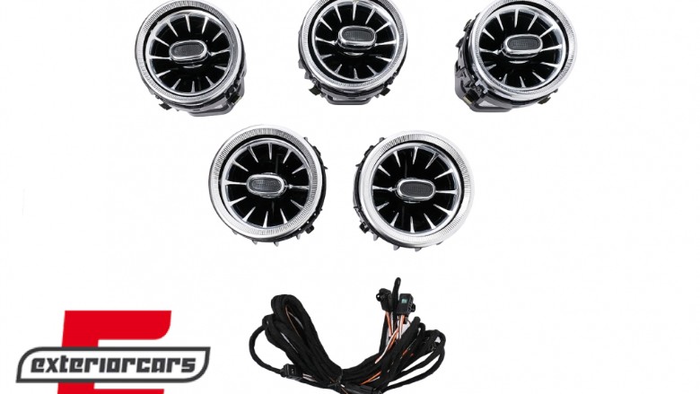 Prednje bočne rešetke za ventilaciju AC 3 boje / Mercedes C-klasa W205 GLC SUV X253 W253 (2014-2018), ACVF3CW205