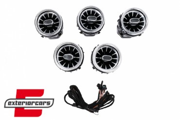 Prednje bočne rešetke za ventilaciju AC 3 boje / Mercedes C-klasa W205 GLC SUV X253 W253 (2014-2018), ACVF3CW205