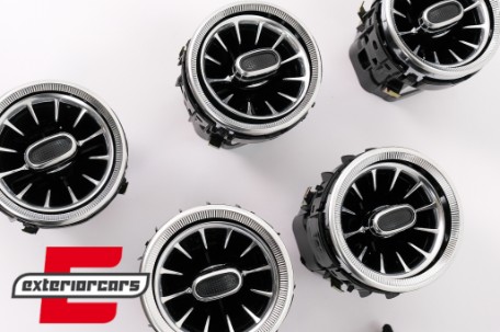 Prednje bočne rešetke za ventilaciju AC 3 boje / Mercedes C-klasa W205 GLC SUV X253 W253 (2014-2018), ACVF3CW205