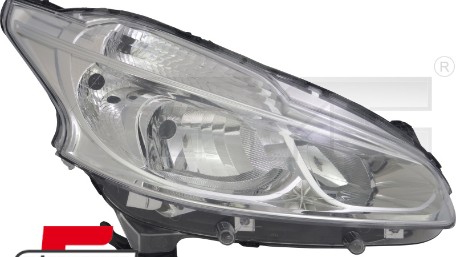 Prednje svjetlo (desna strana) / Peugeot 208 (2012-2020), 20-14349-15-2