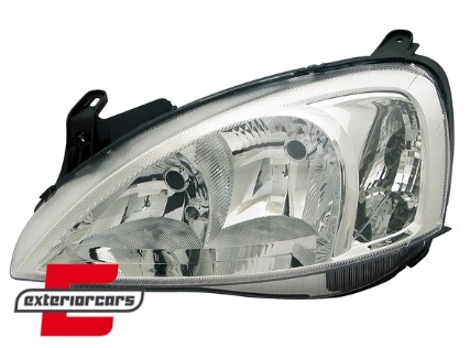 Prednje svjetlo (lijeva strana) / Opel Combo + Corsa C (2003-2005), 20-6066-25-2
