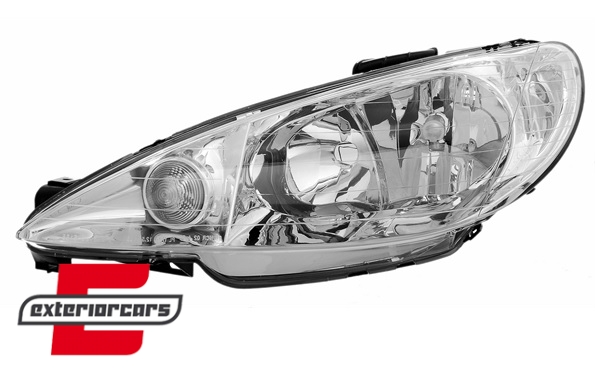 Prednje svjetlo (lijeva strana) / Peugeot 206 + 206CC (2000-2005), 20-6156-35-2