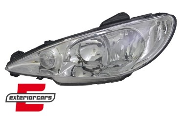 Prednje svjetlo (lijeva strana) / Peugeot 206 + 206CC (2005-2012), 20-14364-05-2