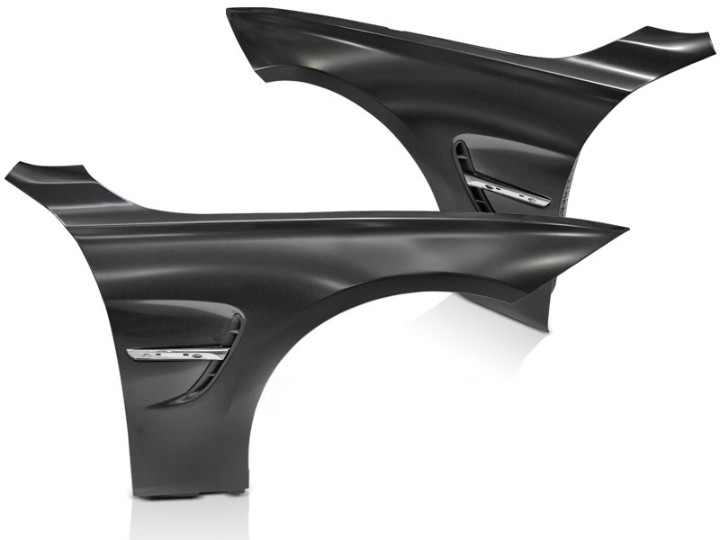 Prednji blatobrani M4 dizajn (chrome) / BMW serije 4 F32 F33 F36 (2013-2019) Coupe Cabrio Gran Coupe, BPBM06