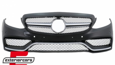 Prednji branik C63 AMG dizajn / Mercedes C-klasa W205 S205 C205 A205 (2014-2018) Limuzina T-Model Coupe Cabrio, FBMBW205AMG